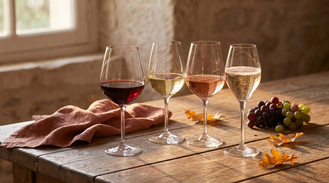 Rødvin, hvidvin, rosé og bobler: De store vintyper